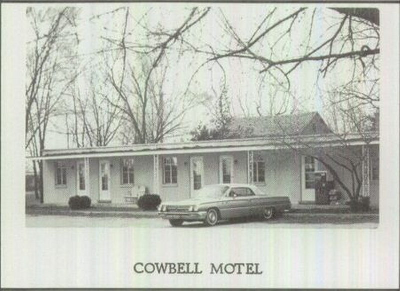 Cowbell Motel - Wayland High School Yearbook Ad 1966 (newer photo)